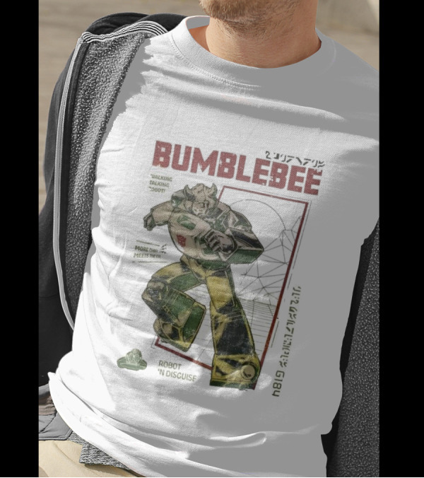 Bumblebee Walking Talking Robot More Than Meets The Eye Robot In Disguise T-Shirt