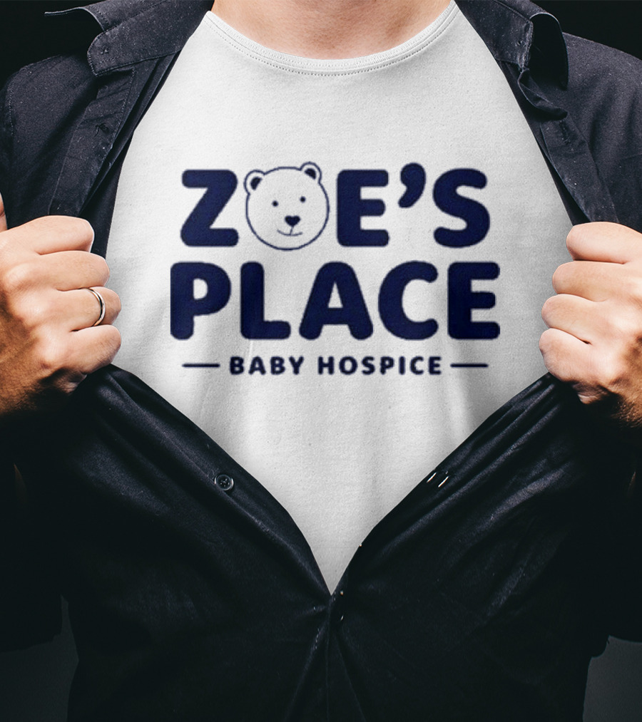 Chris Pajak Zoe’s Place Baby Hospice Charity Logo Bear T-Shirt