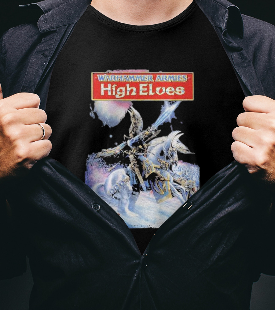 Warhammer Armies High Elves Games Workshop Supplement T-Shirt
