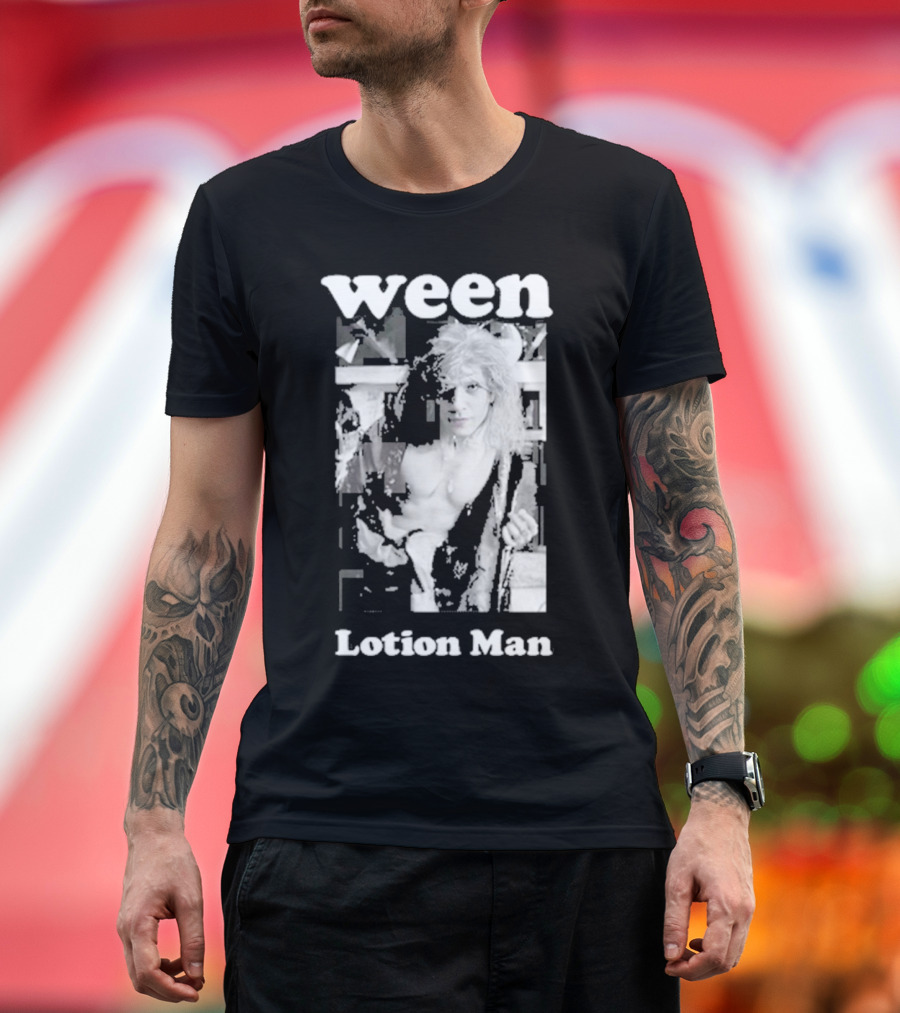 Ween Lotion Man Retro Graphic Tee Rock T-Shirt