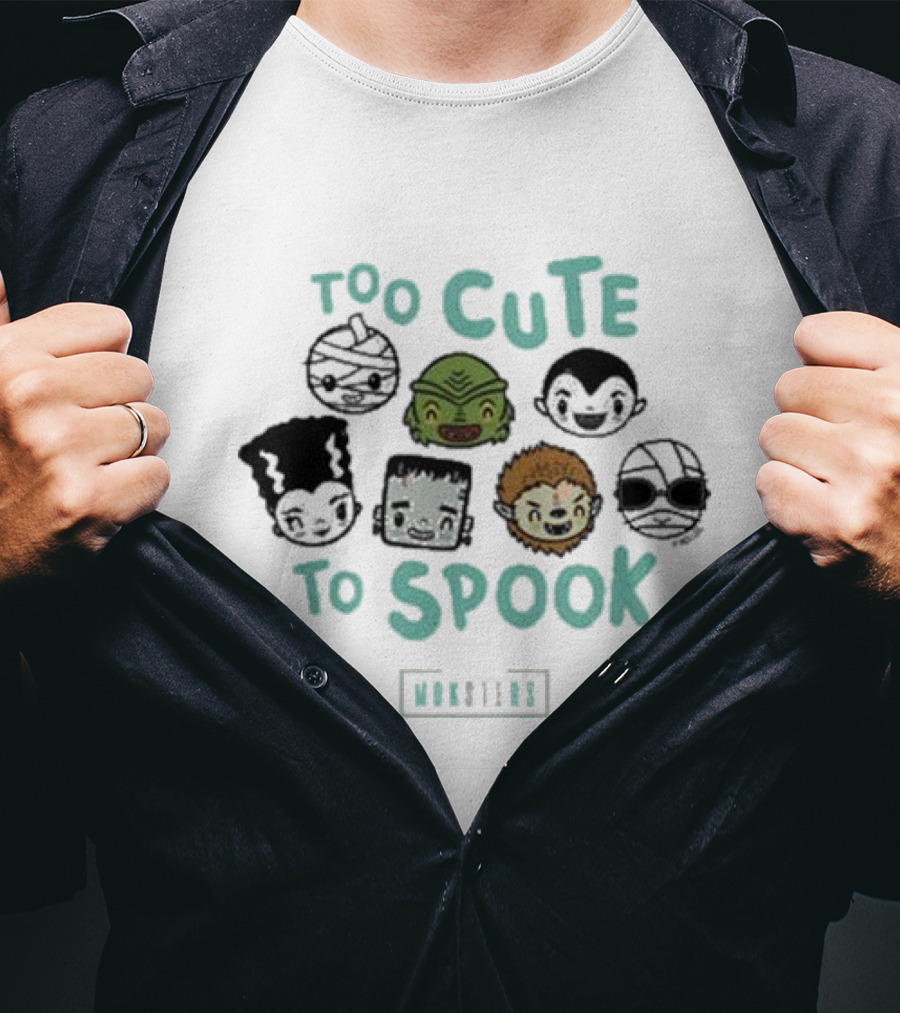 Too Cute To Spook Monsters Toddler Shirt Universal Monsters T-Shirt