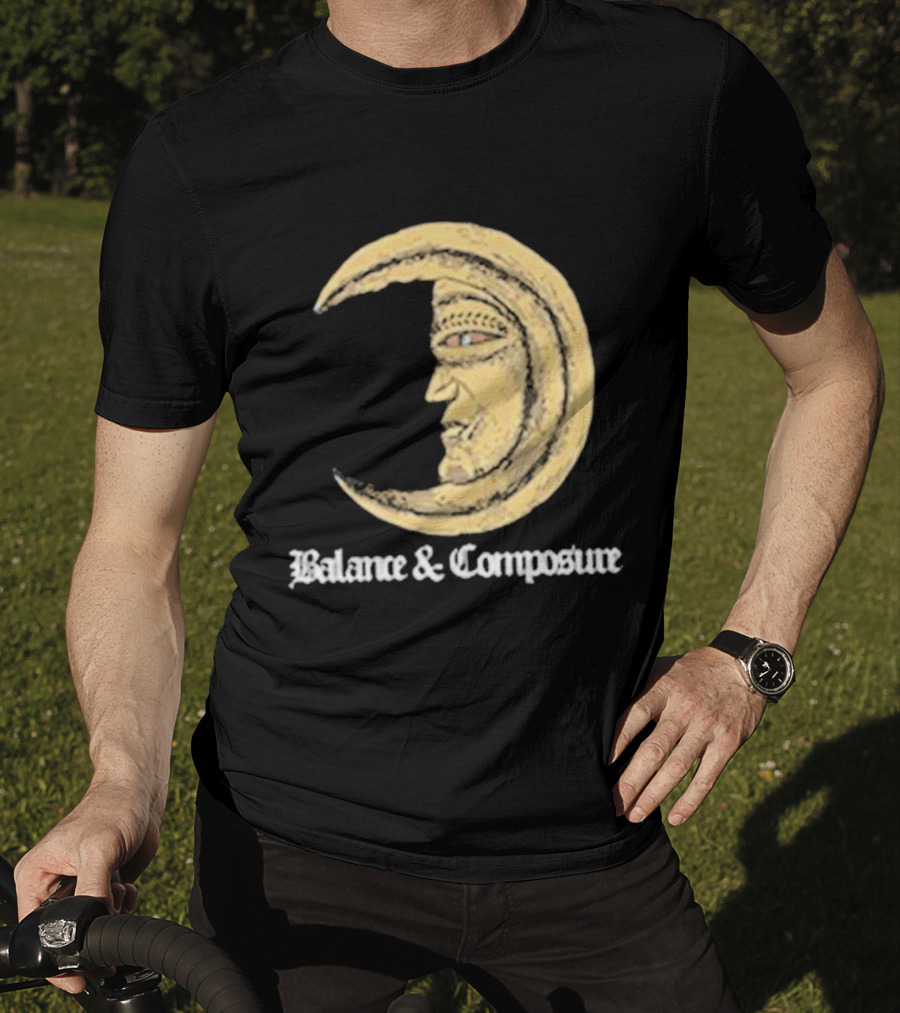 Balance And Composure Moon Face T-Shirt
