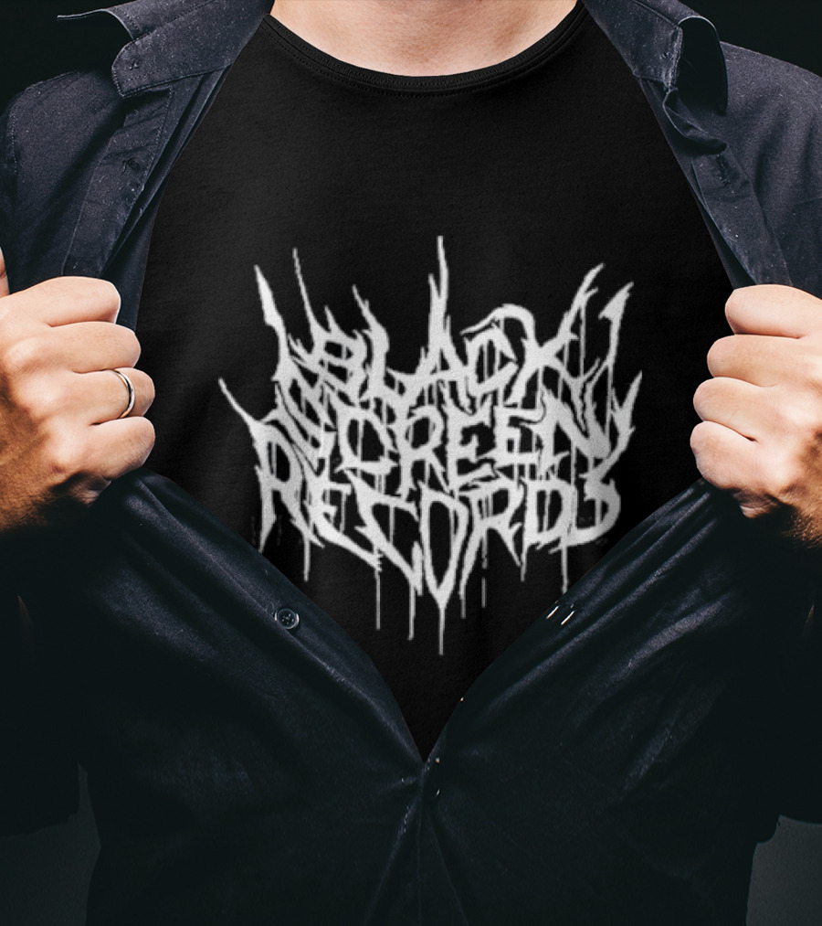 Black Screen Records BSR Black Metal T-Shirt