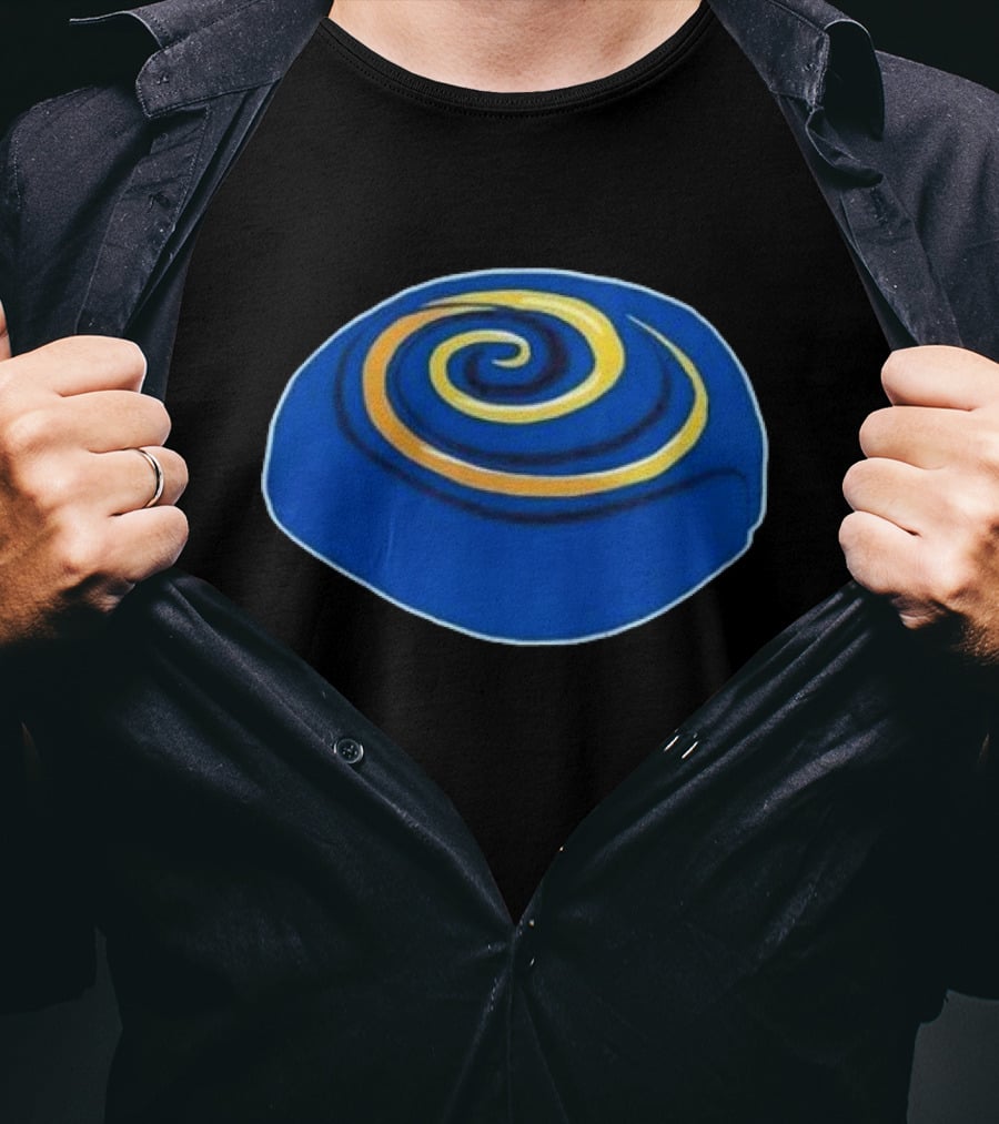 Cursed Cinnamon Roll Spiral Swirl T-Shirt