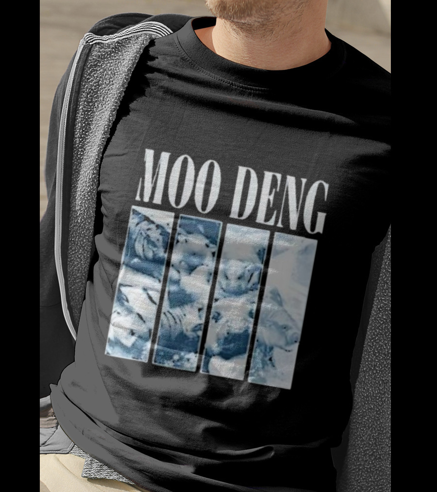 Moo Deng Blues Bootleg Pygmy Hippo T-Shirt