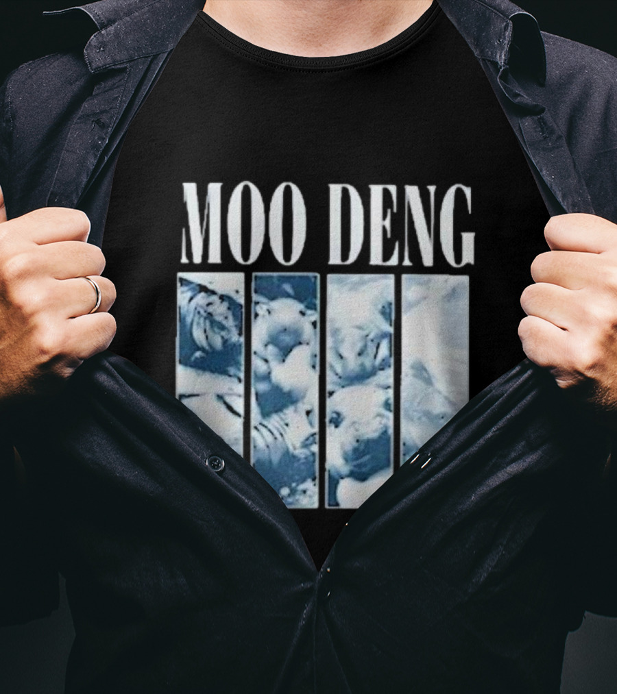 Moo Deng Blues Bootleg Pygmy Hippo T-Shirt