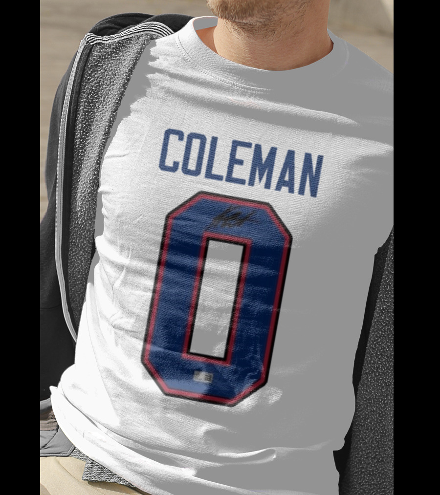 Coleman 0 Autograph Keon Coleman T-Shirt