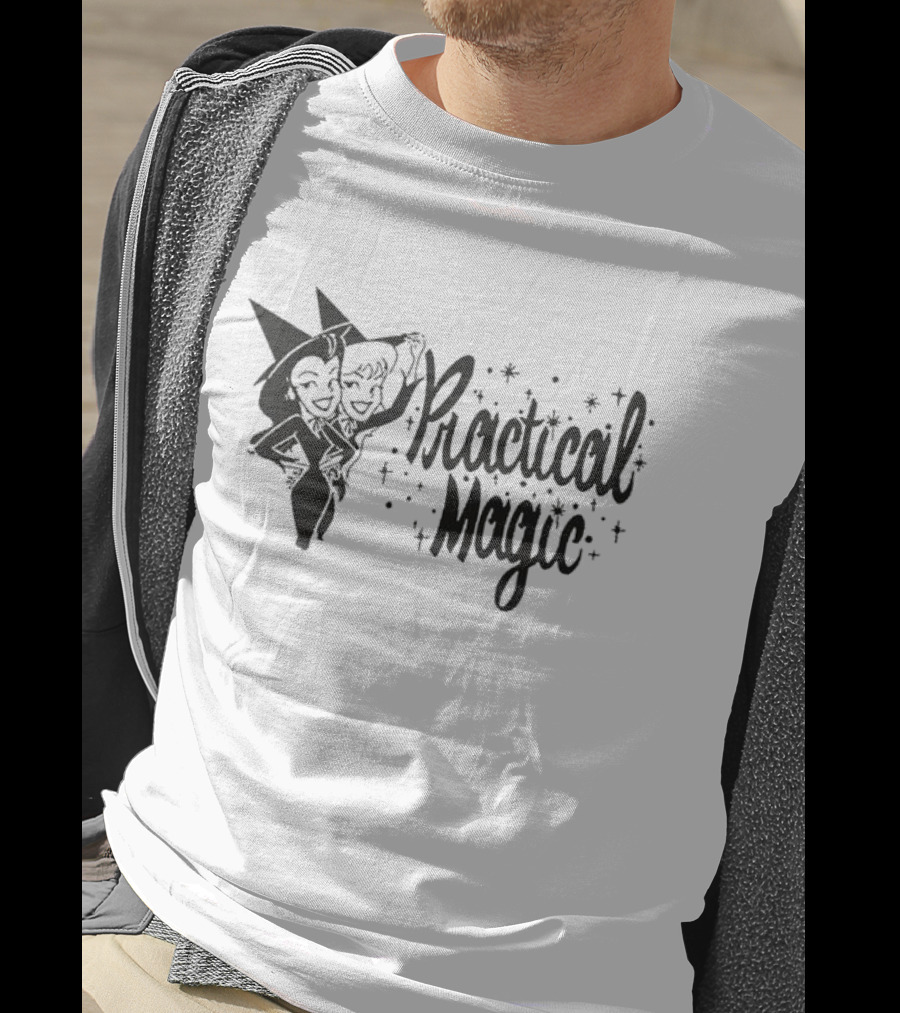 Practical Magic Bewitching Characters And Shimmering Stars T-Shirt