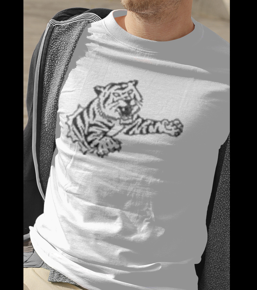 The Dark Side Of Nature Ferocious Tiger Burst Pop T-Shirt