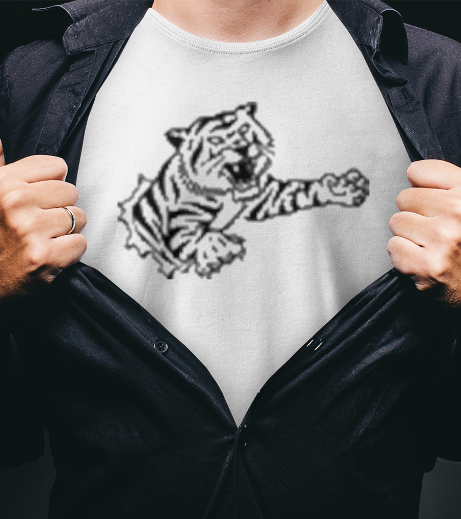 The Dark Side Of Nature Ferocious Tiger Burst Pop T-Shirt