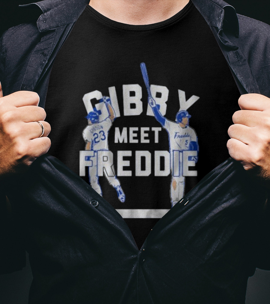 Gibby Meet Freddie Kirk Gibson Freddie Freeman Players T-Shirt