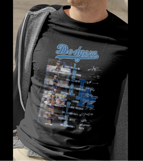 Dodgers Chris Taylor Shohei Ohtani Will Smith Los Angeles Freddie Freeman Mookie Betts Signatures T-Shirt