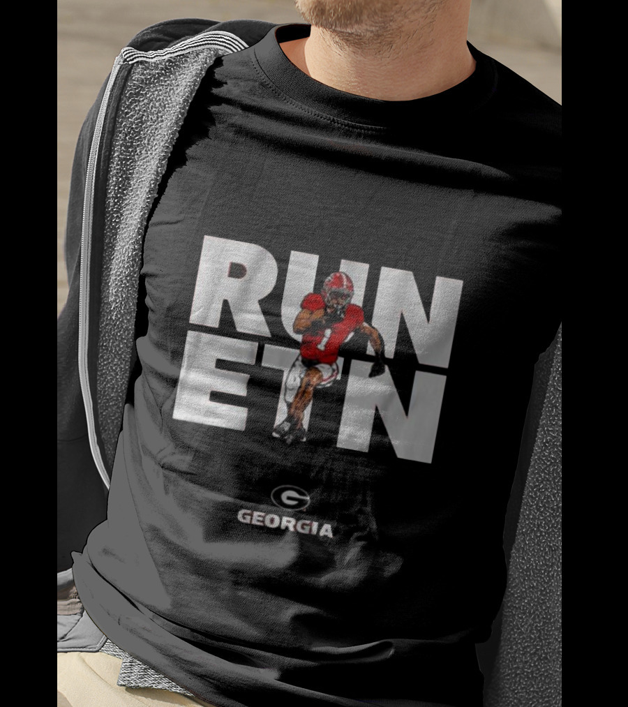 Georgia Football Run ETN T-Shirt