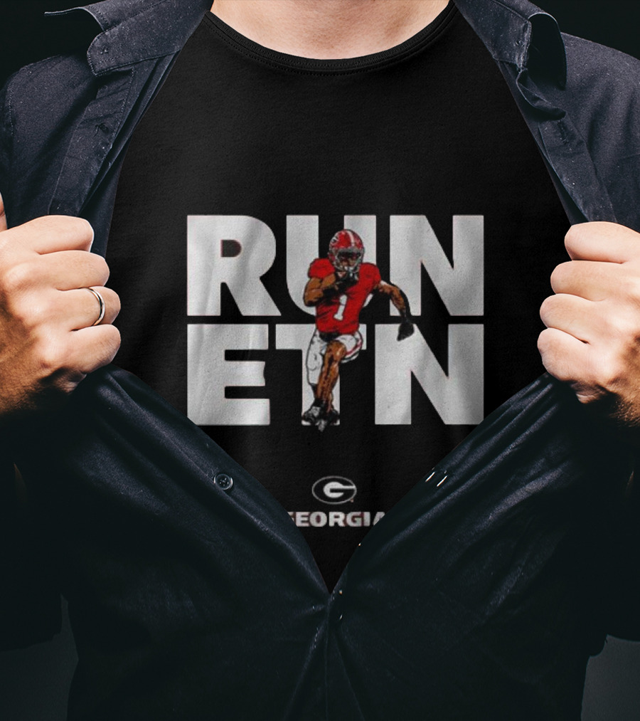 Georgia Football Run ETN T-Shirt