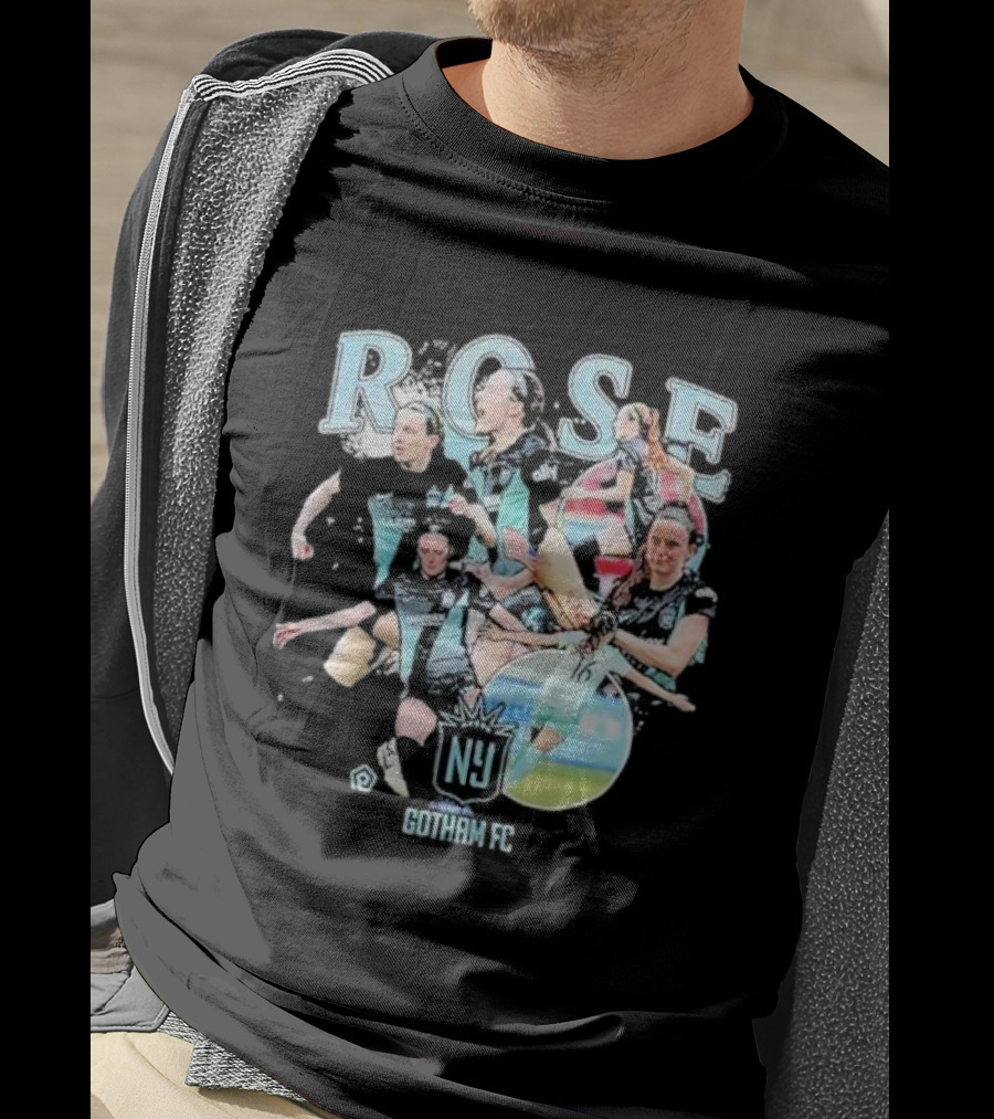 Rose Lavelle #16 NJ NY Gotham FC Stadium Essentials Crossroad T-Shirt