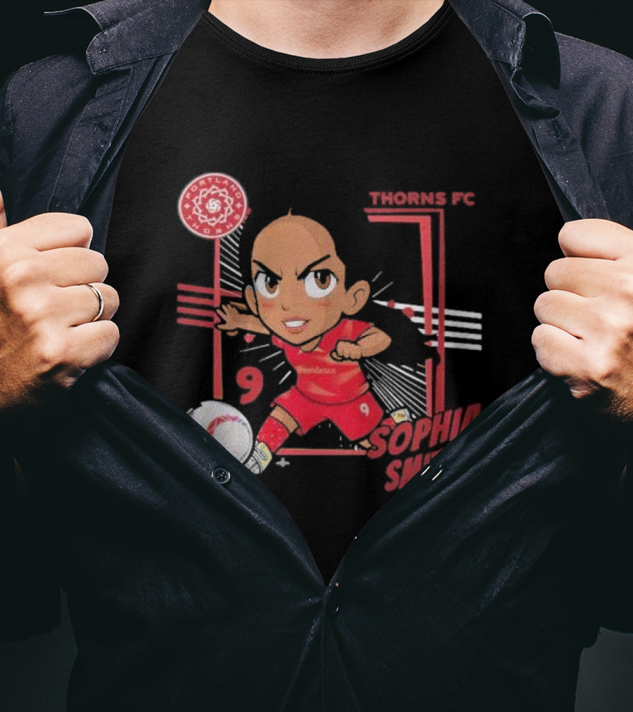 Sophia Smith #9 Portland Thorns FC Chibi Stadium Essentials T-Shirt