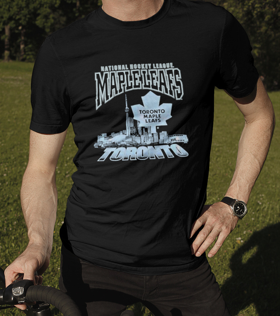 National Hockey League Toronto Maple Leafs Skyline Toronto T-Shirt