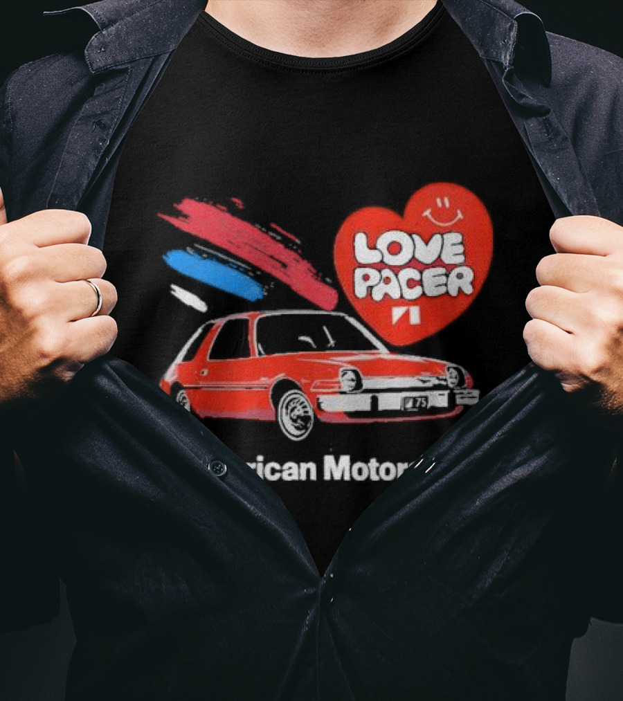 Love Pacer 75 American Motors Retro Style Car T-Shirt
