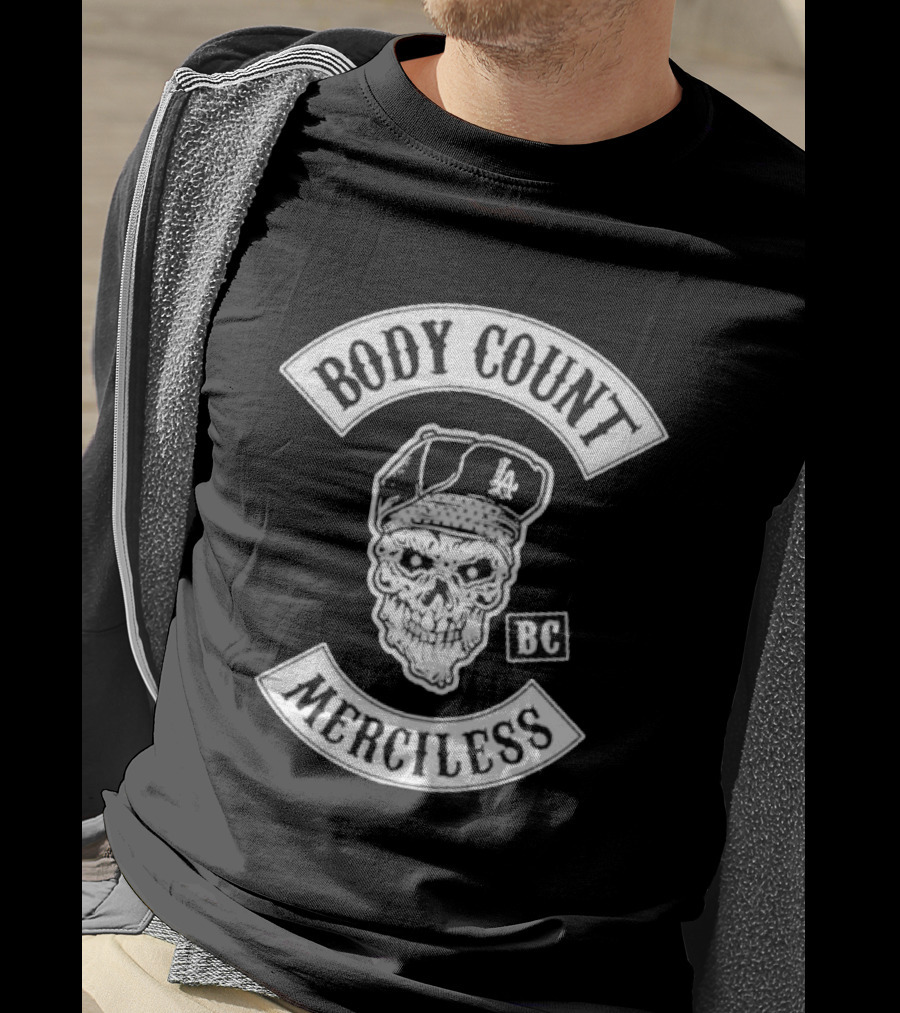 Body Count Merciless BC Skull LA Cap T-Shirt