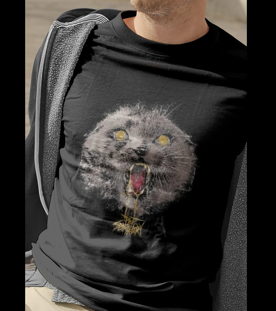 Church Pet Sematary Horror Cat Yellow Eyes Scream T-Shirt
