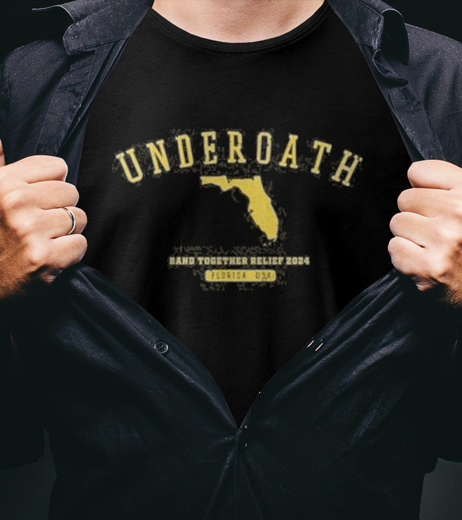 Underoath Florida USA Band Together Relief T-Shirt