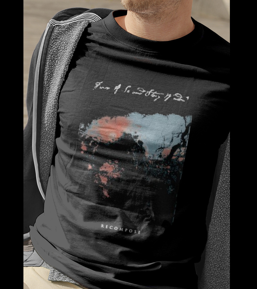 From A Second Story Window Recompose Abstract Landscape T-Shirt