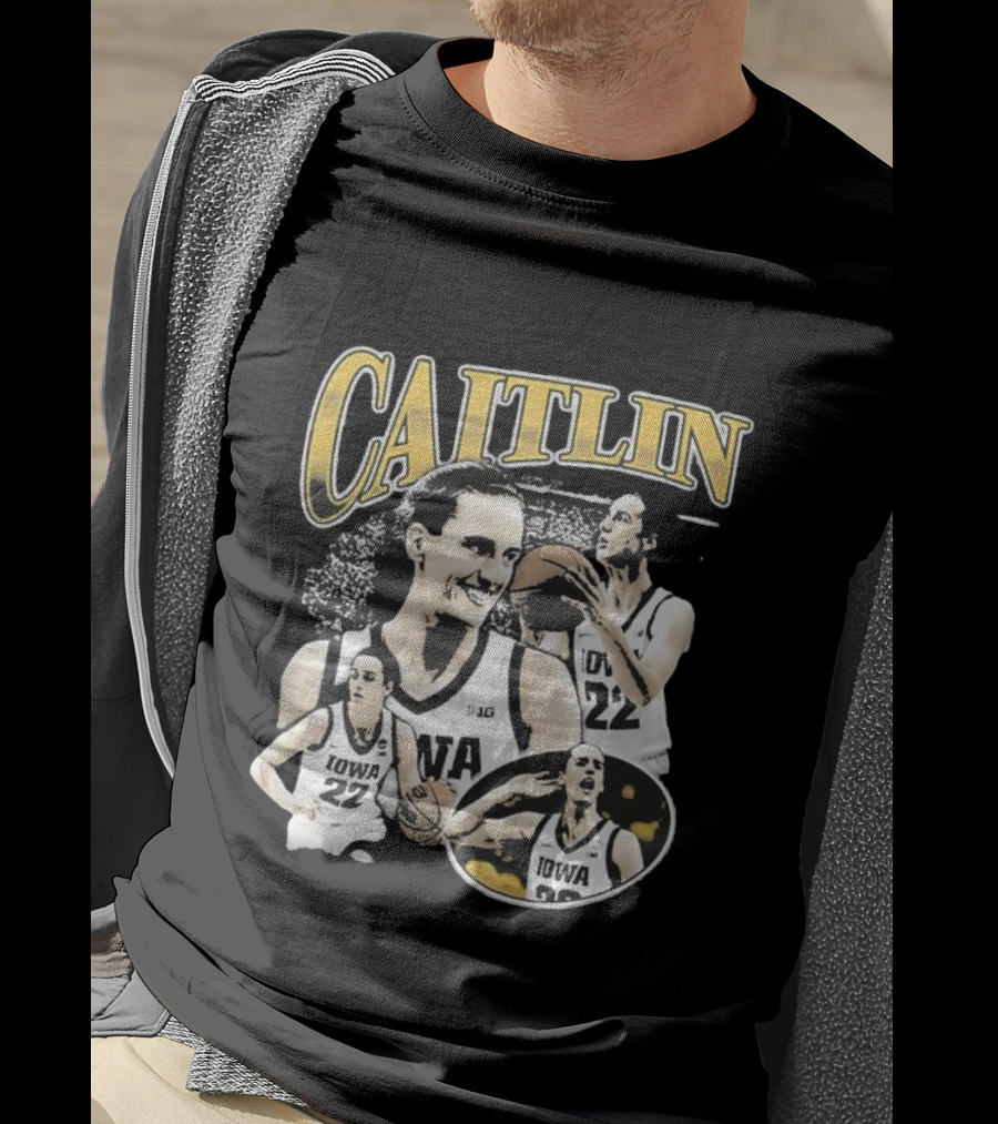 Caitlin Clark Iowa Hawkeyes Basketball Player 22 T-Shirt