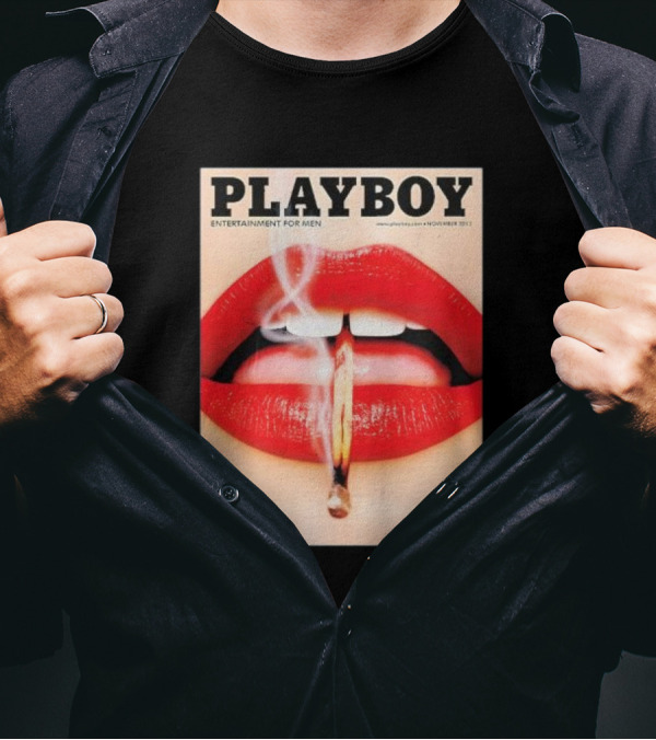PLAYBOY Entertainment For Men The Indulgence Issue T-Shirt