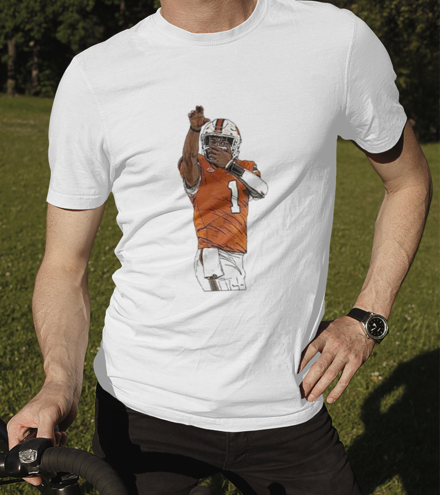 Cameron Ward Washington State Cougars Football Action Pose T-Shirt