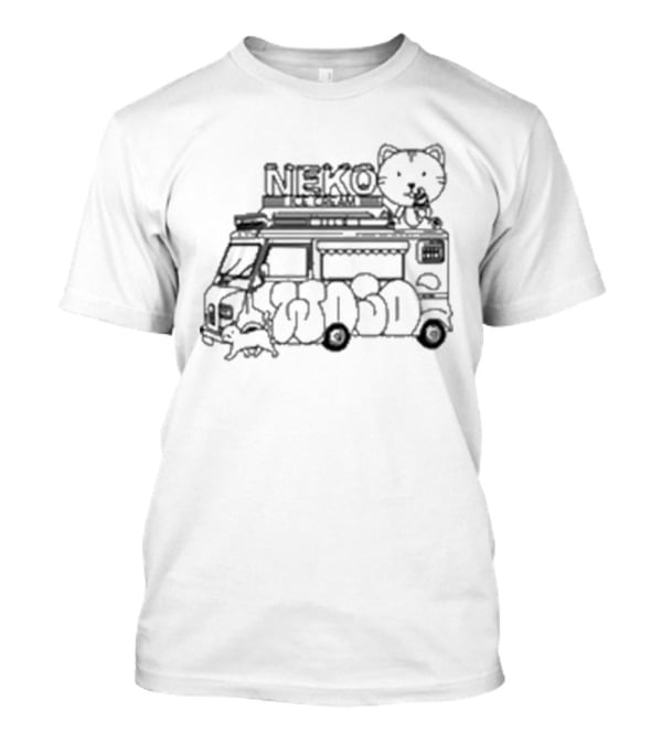 NEKO Ice Cream Truck Wojo Straycat Adventure T-Shirt