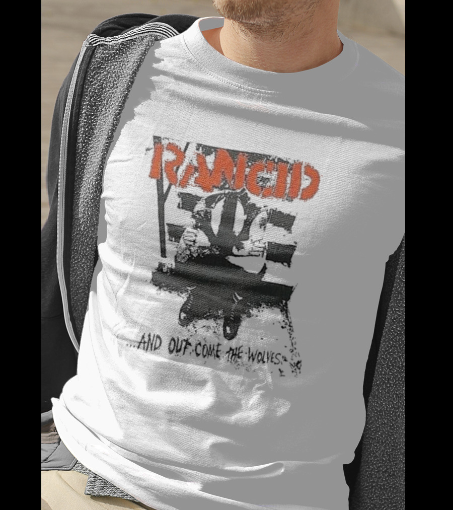 Rancid And Out Come The Wolves Punk Album Cover T-Shirt