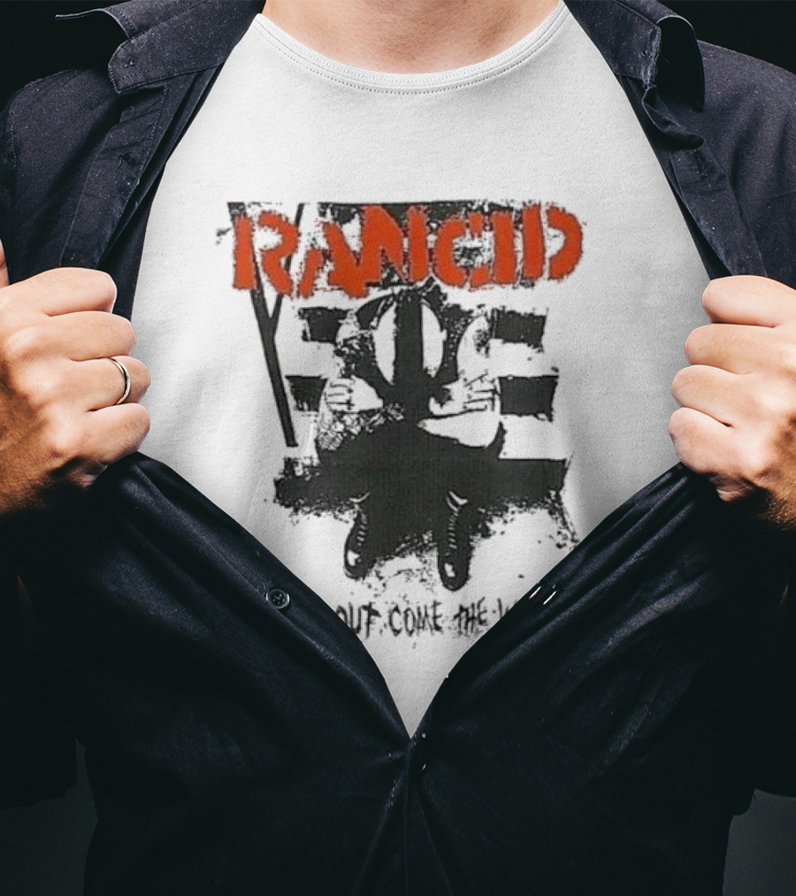 Rancid And Out Come The Wolves Punk Album Cover T-Shirt