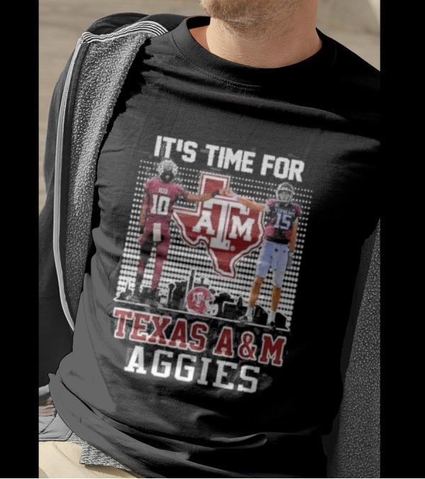 Texas A&M Aggies It's Time For Marcel Reed Conner Weigman T-Shirt