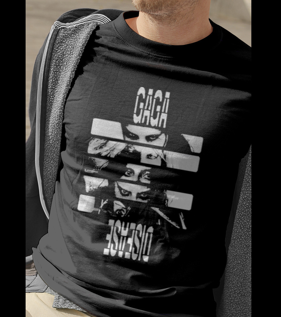 Gaga Disease Monochrome Eyes T-Shirt