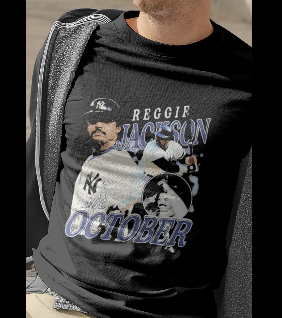 Reggie Jackson Mr October Yankees Legend T-Shirt