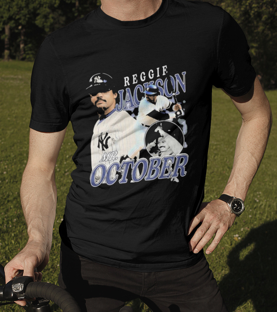 Reggie Jackson Mr October Yankees Legend T-Shirt