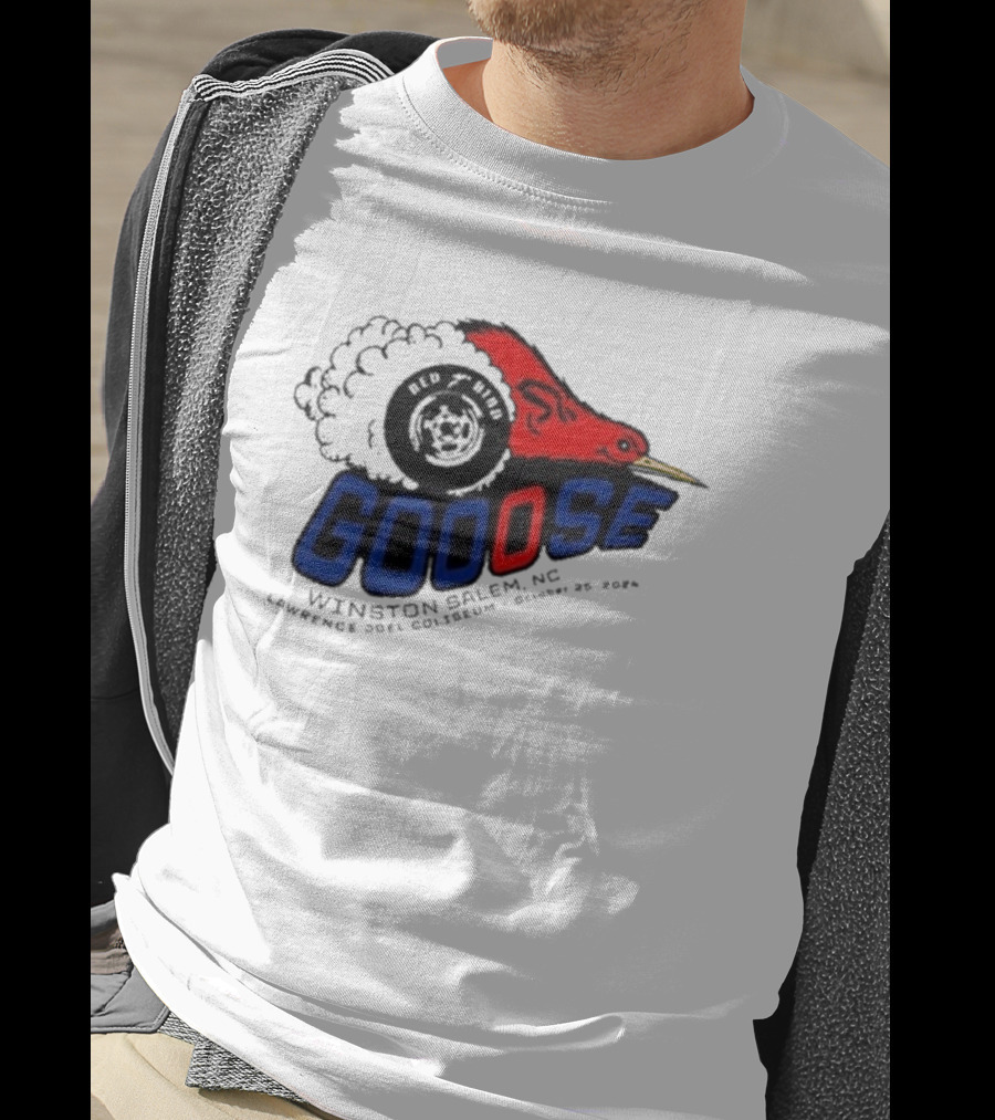 Goose Red Head Winston Salem NC Lawrence Joel Coliseum October 25 T-Shirt