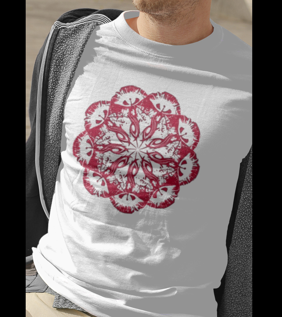 Slipknot Red Mandala Flower T-Shirt
