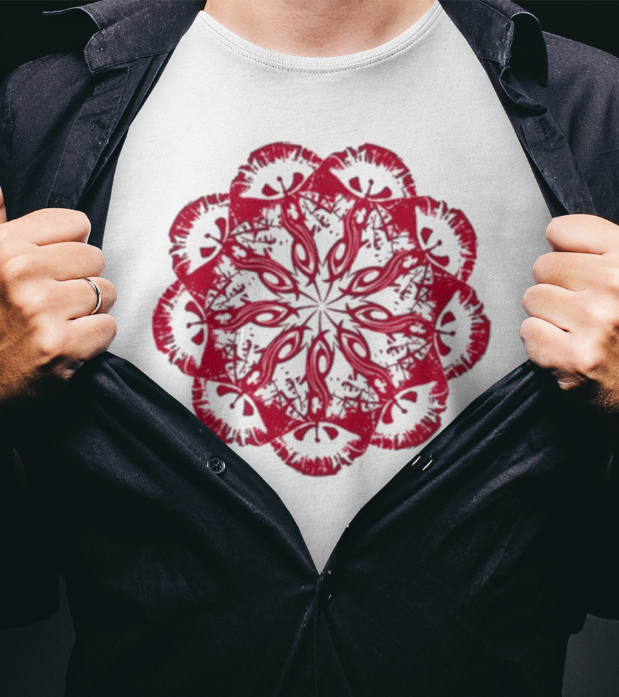 Slipknot Red Mandala Flower T-Shirt