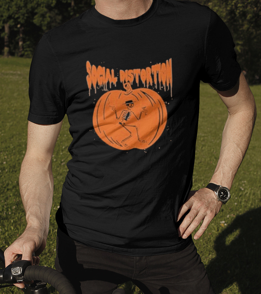 Social Distortion Skeleton Pumpkin T-Shirt