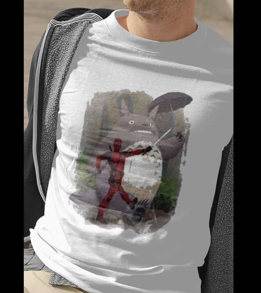 My Neighbor Totoro Deadpool Umbrella Adventure T-Shirt
