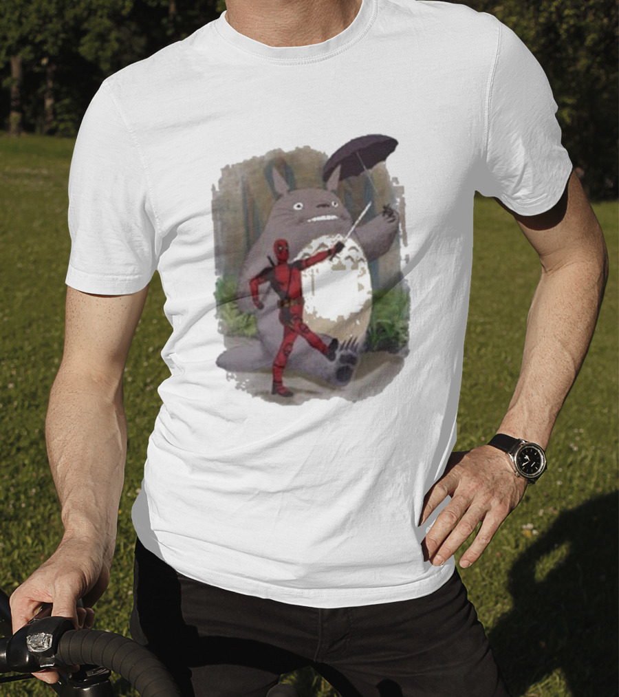 My Neighbor Totoro Deadpool Umbrella Adventure T-Shirt