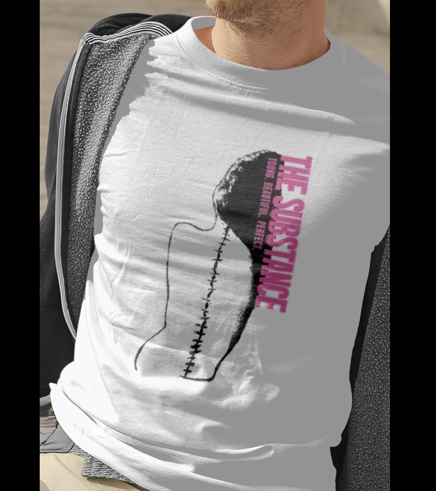 THE SUBSTANCE Young Beautiful Perfect Spine T-Shirt