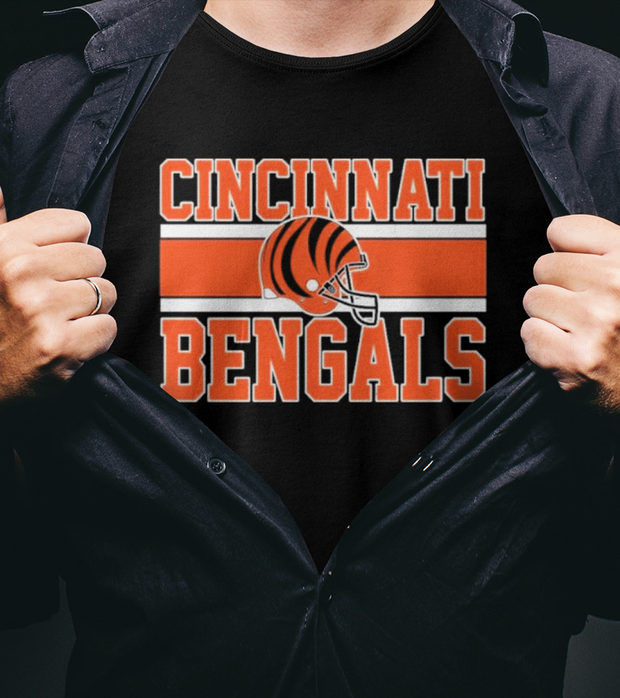 Cincinnati Bengals Football Helmet Jd Vance T-Shirt