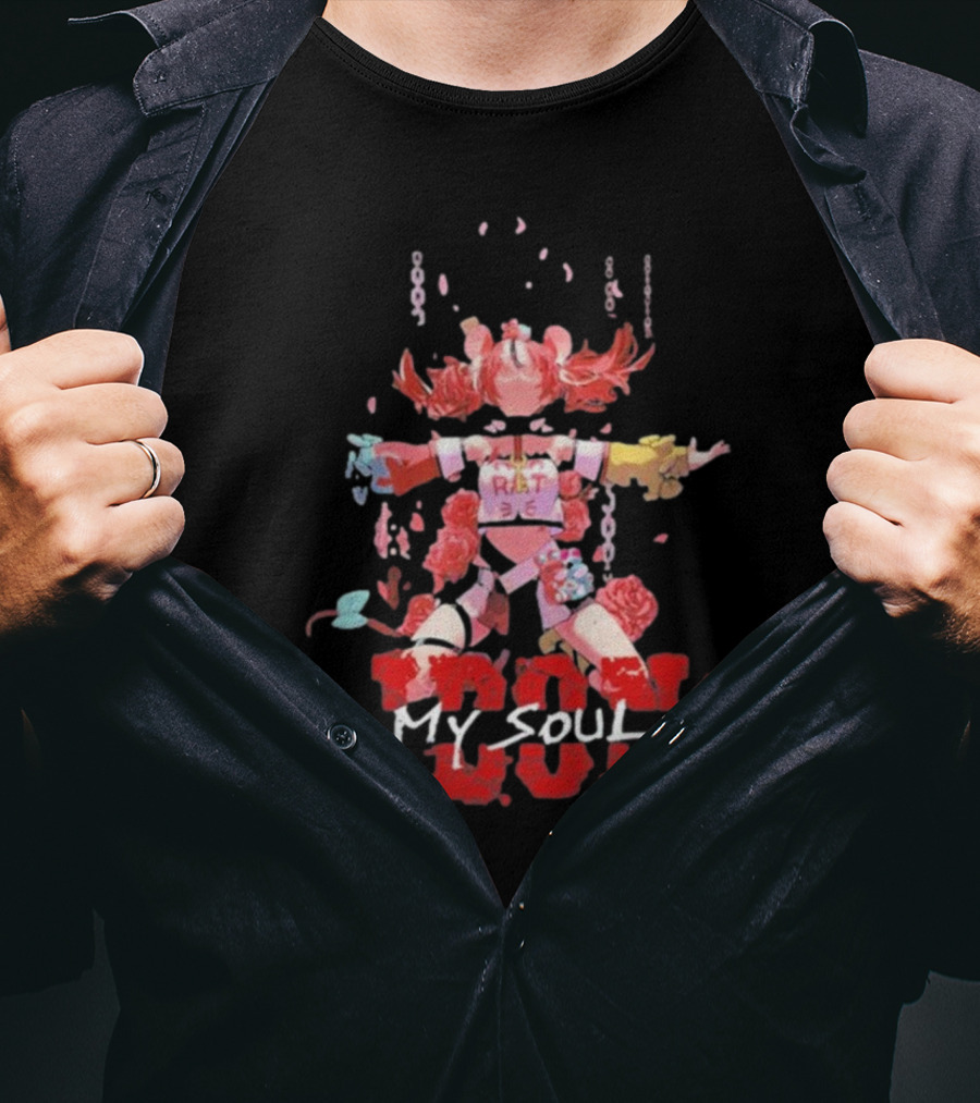 Jdon My Soul R.I.P Art 3E Blossoms Chains T-Shirt