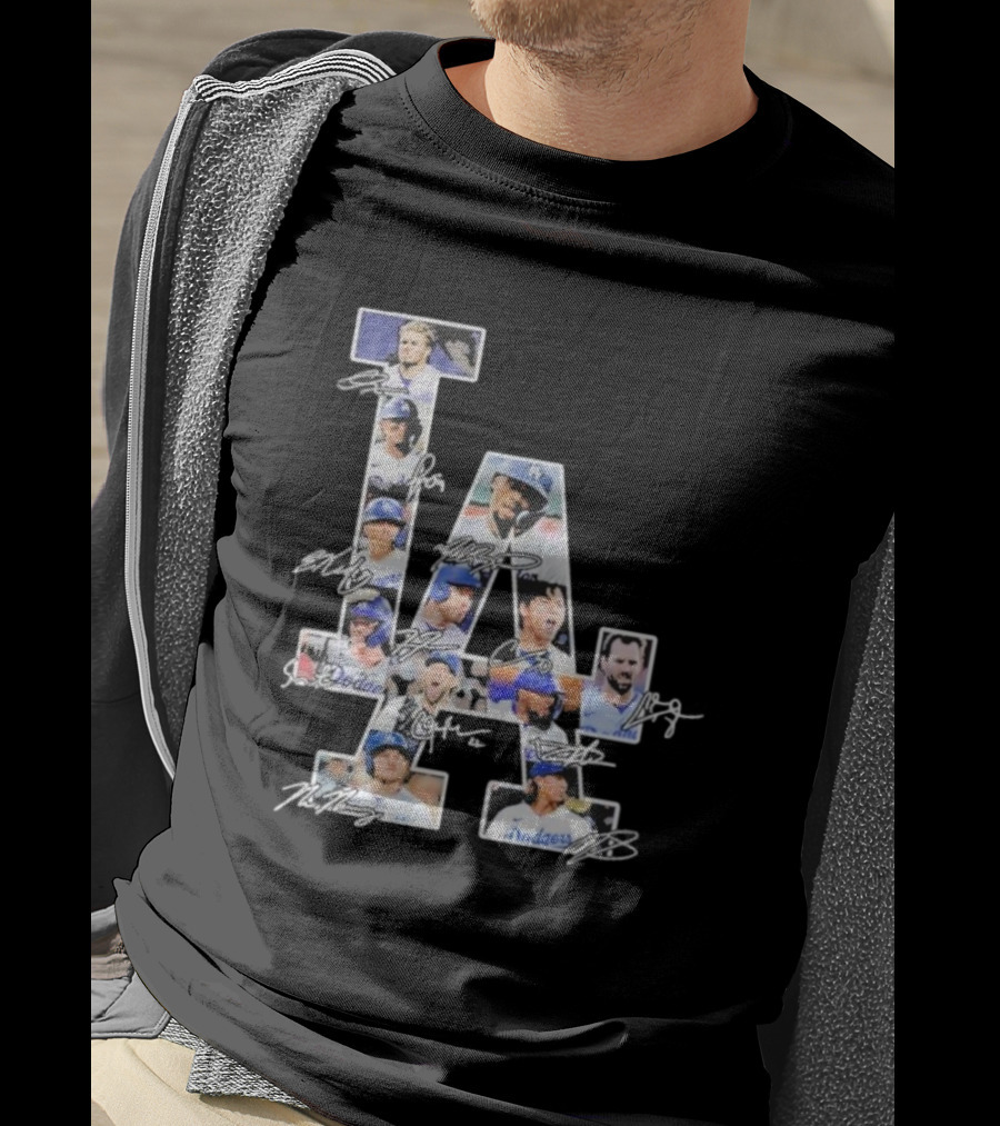 LA Dodgers Signature Collage T-Shirt