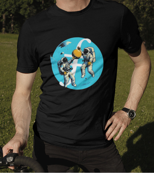 Filecoin ⨎ Astronauts In Space With Cryptocurrency T-Shirt