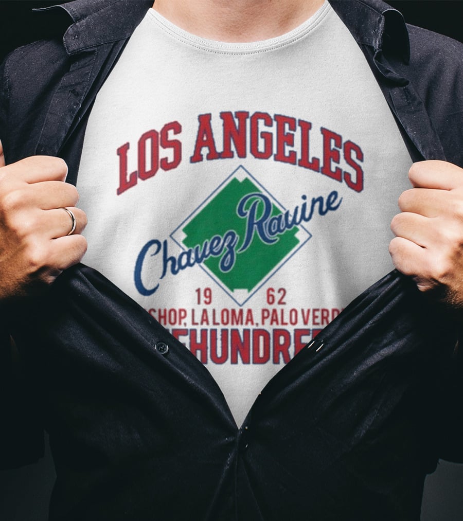 Los Angeles Chavez Ravine 1962 Bishop La Loma Palo Verde The Hundreds T-Shirt