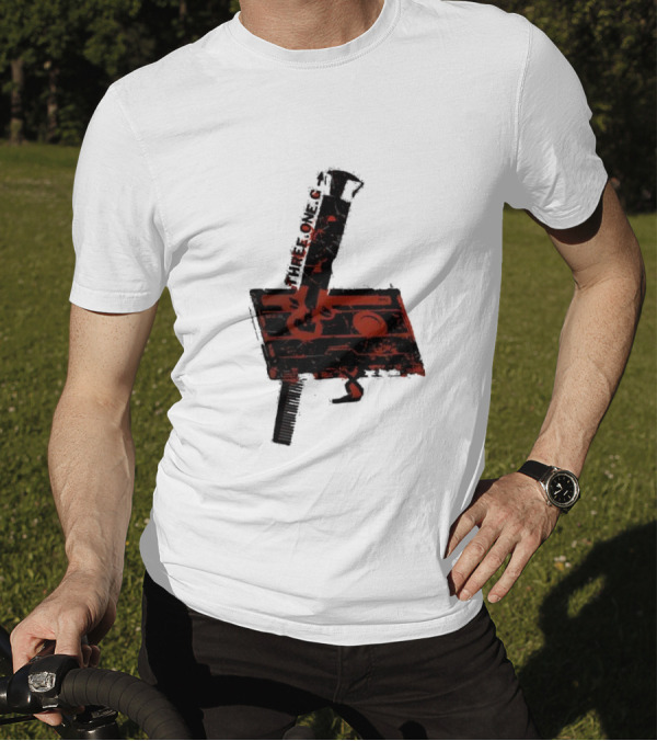 Three One G Records Sound Style Violence Cassette Gun Combination T-Shirt