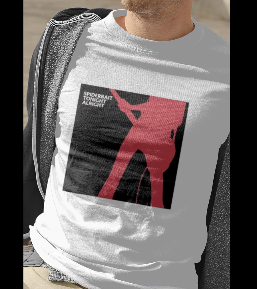 Spiderbait Tonight Alright Red Guitar T-Shirt